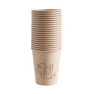 Environmentally friendly bamboo fiber natural paper cup