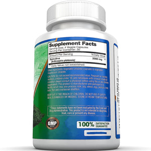 Spirulina Capsules 120 Capsules